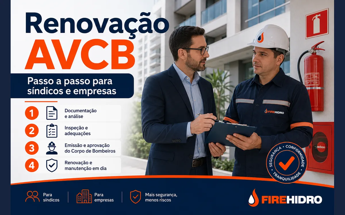Renovação AVCB passo a passo: guia para síndicos e empresas