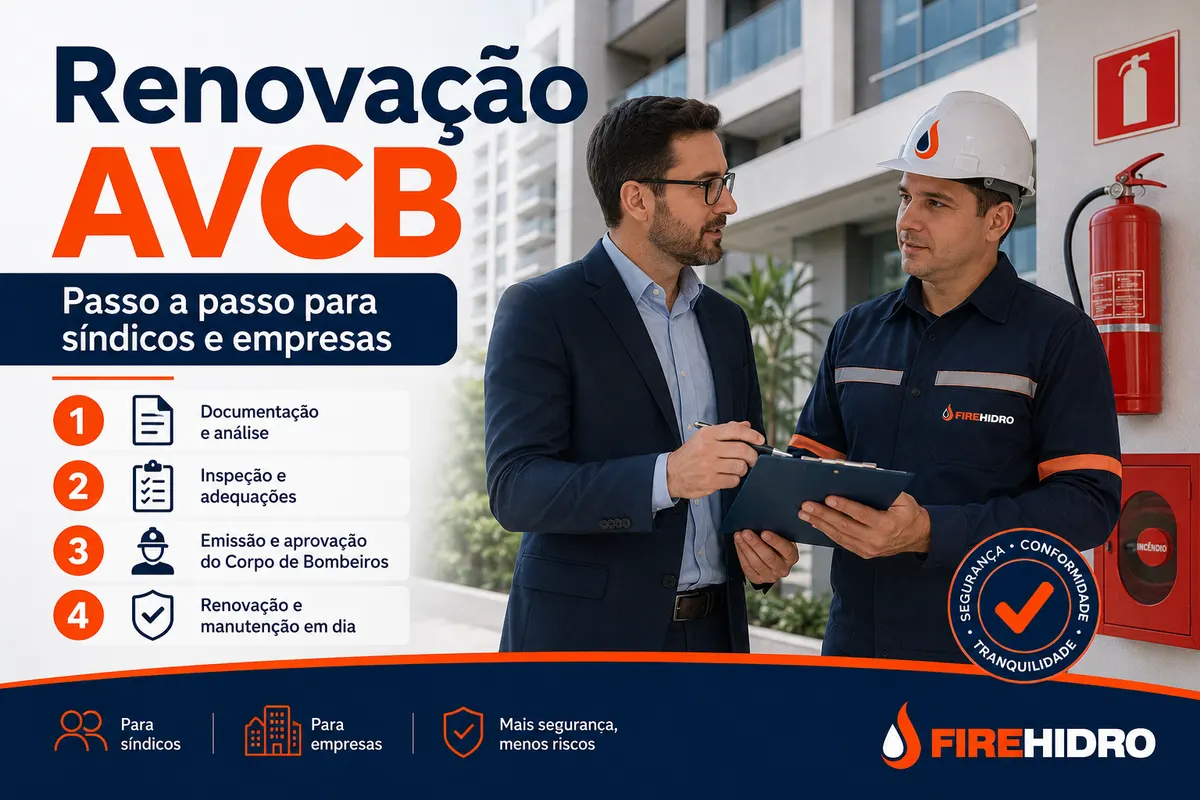 Renovação AVCB passo a passo: guia para síndicos e empresas